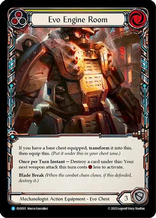 Evo Engine Room - Cold Foil