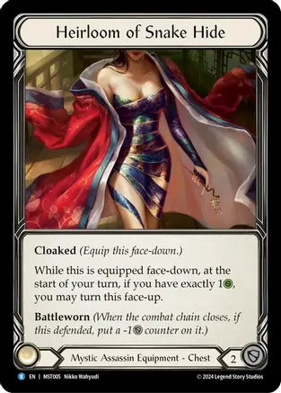 mtg sexy card Heirloom of Snake Hide