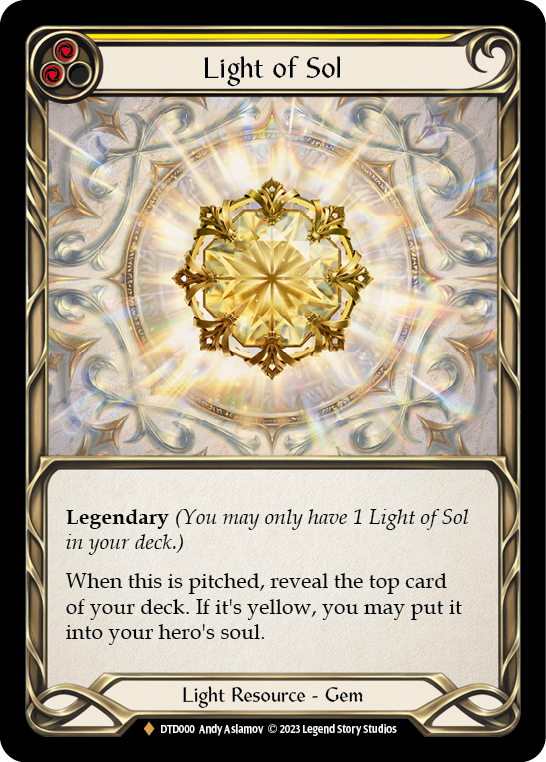 FAB Light of Sol FOIL CF-