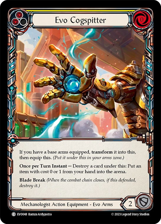 Evo Cogspitter - Cold Foil