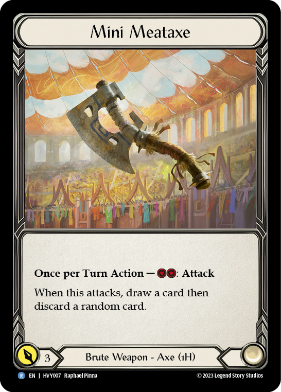 Mini Meataxe - Cold Foil