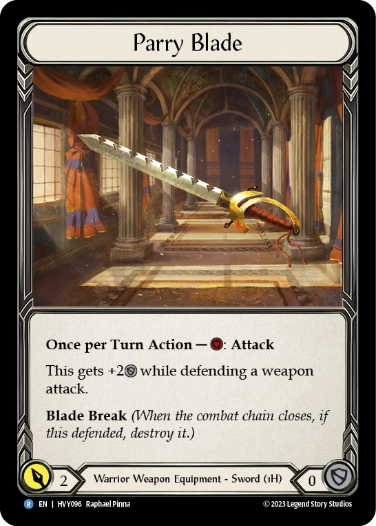Parry Blade - Cold Foil