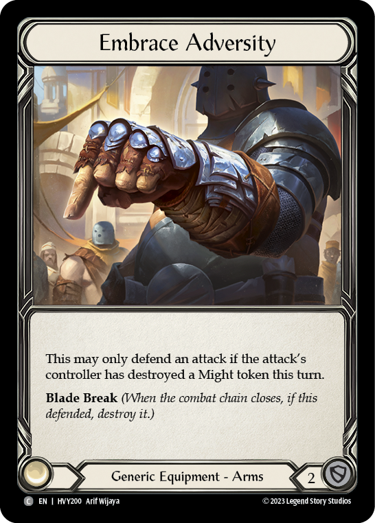 Embrace Adversity - Cold Foil