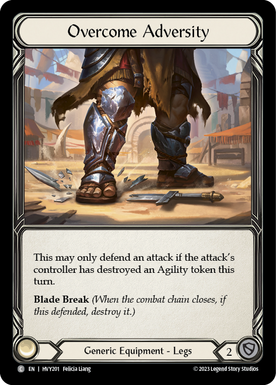 Overcome Adversity - Cold Foil