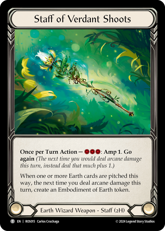 mtg staff cards Staff of Verdant Shoots