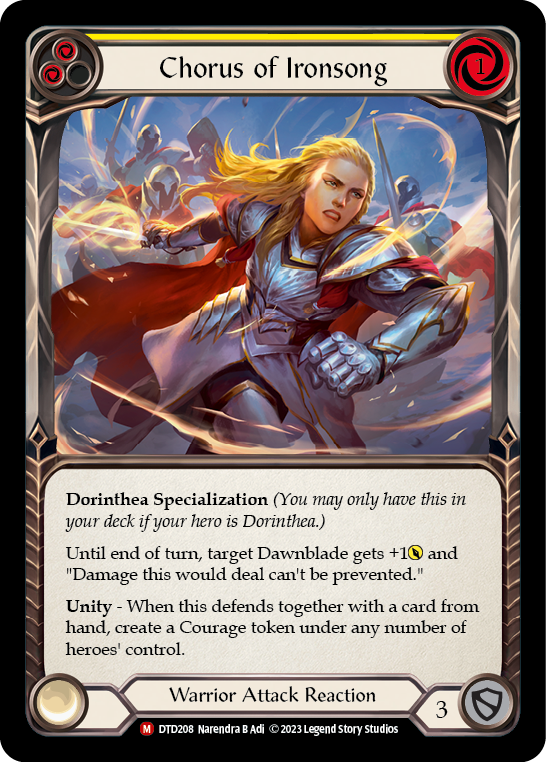 mtg chorus cards Chorus of Ironsong