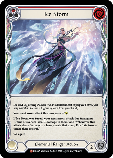Ice Storm - Rainbow Foil