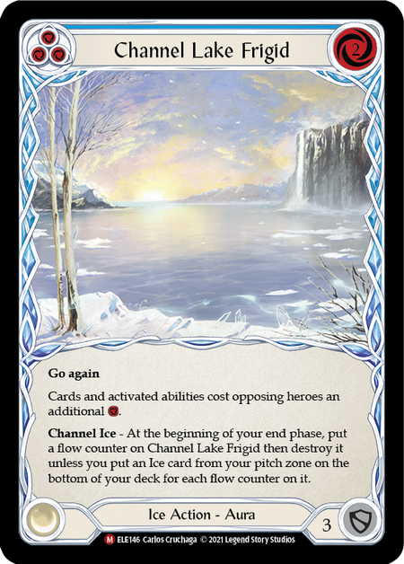 flesh and blood ice cards Channel Lake Frigid