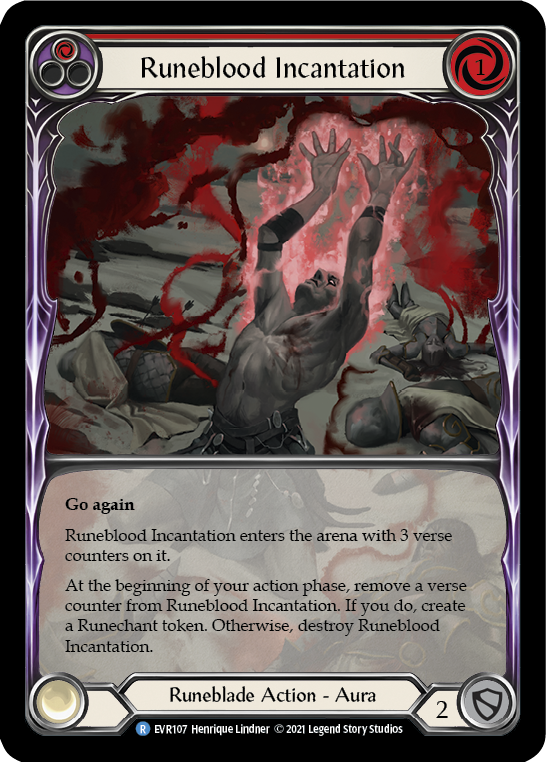 Runeblood Incantation (Red) - Extended Art