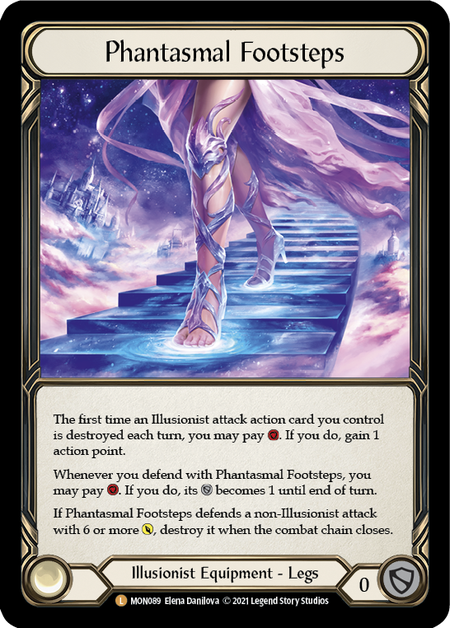 Phantasmal Footsteps - Rainbow Foil