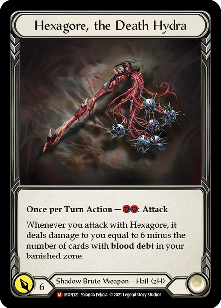 Hexagore, the Death Hydra - Rainbow Foil