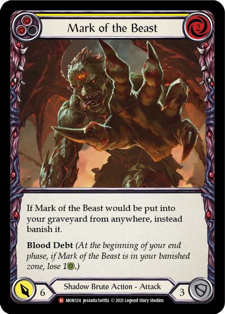 Mark of the Beast - Rainbow Foil