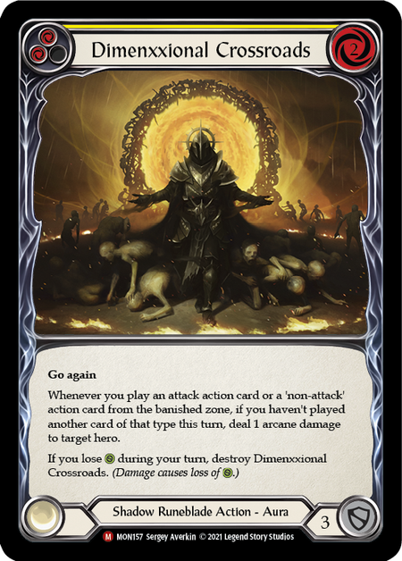 Dimenxxional Crossroads - Unlimited - Rainbow Foil
