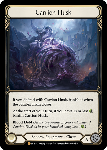 【Cold Foil】Carrion Husk MON 187 Carrion Husk | Monarch (1st Edition) | Star City Games
