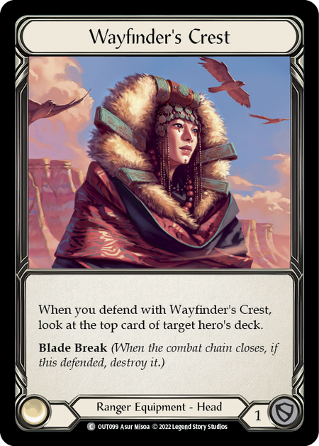 Wayfinder's Crest - Cold Foil