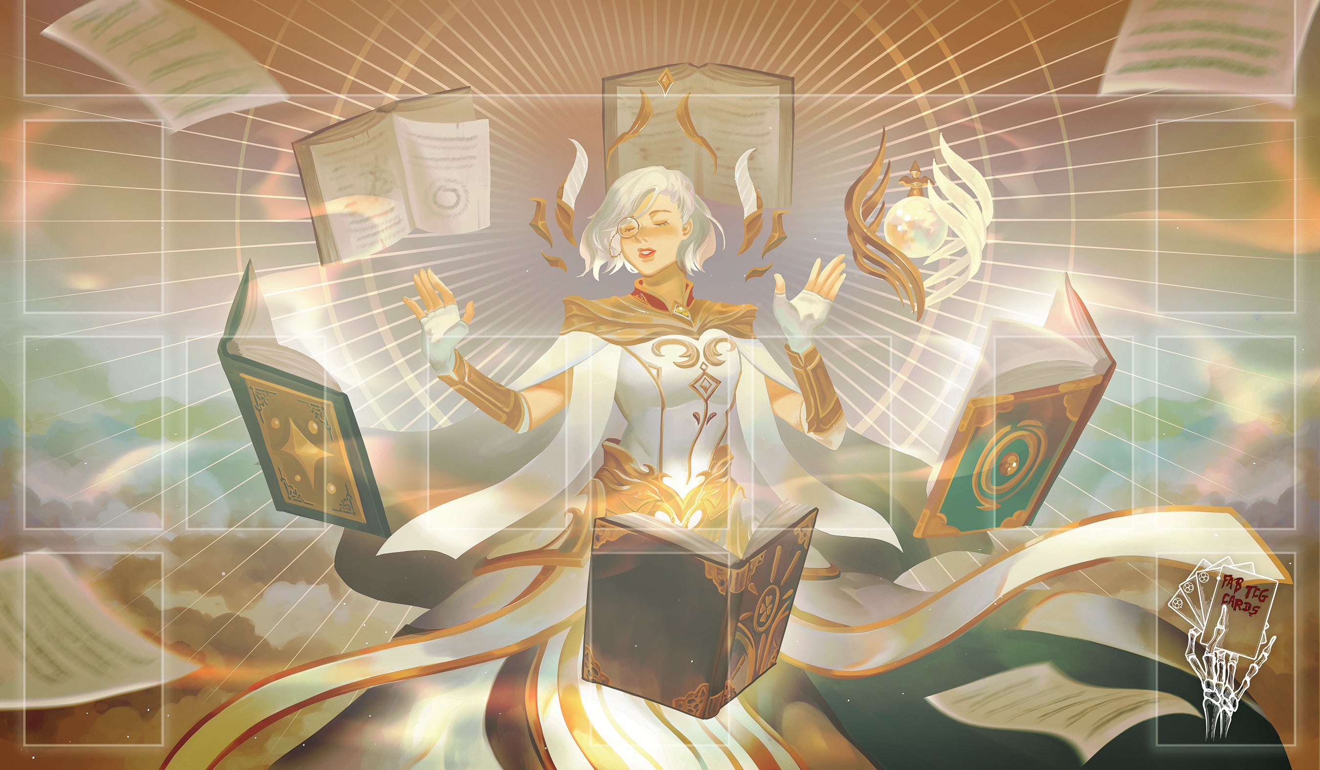 Illusionist themed playmat