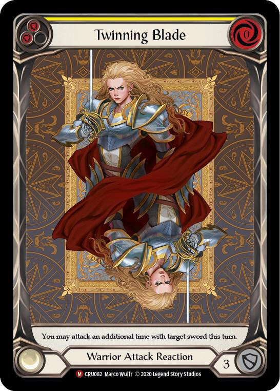 Twinning Blade - Extended Art Rainbow Foil