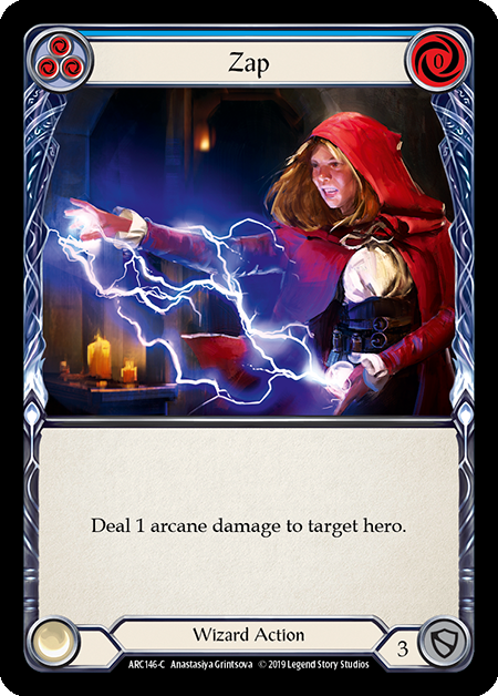Zap (Blue) - Rainbow Foil