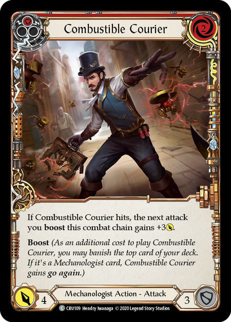 Combustible Courier (Red) - Rainbow Foil