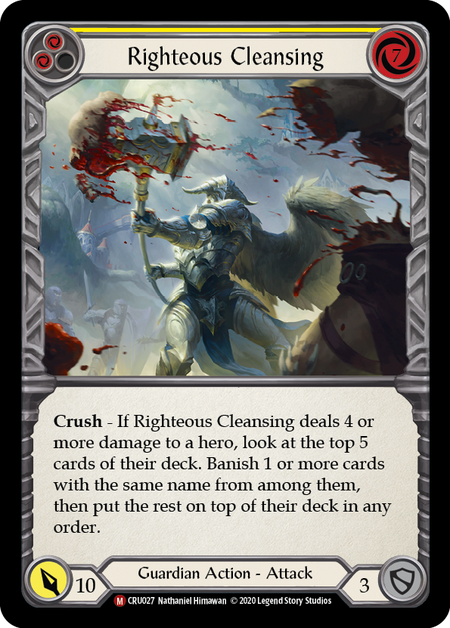 Righteous Cleansing - Unlimited - Rainbow Foil