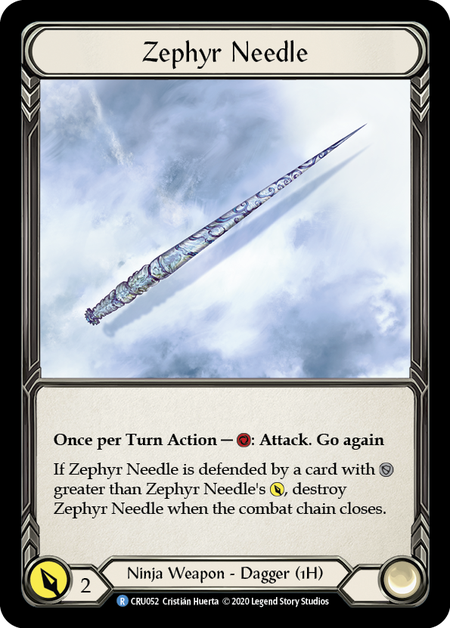 Zephyr Needle, Reverse