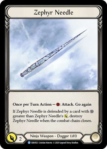 Zephyr Needle, Reverse - Cold Foil