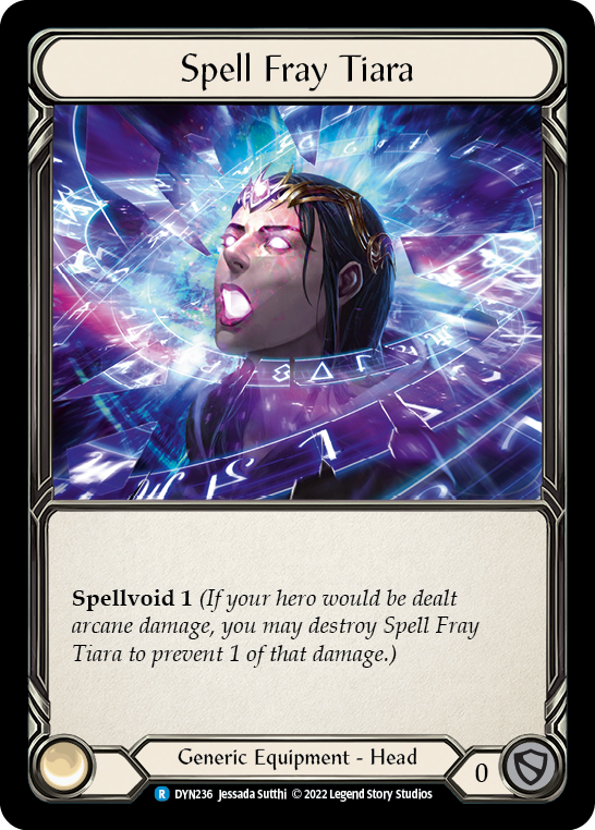Spell Fray Tiara - Cold Foil