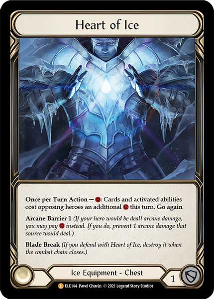 Heart of Ice - Cold Foil