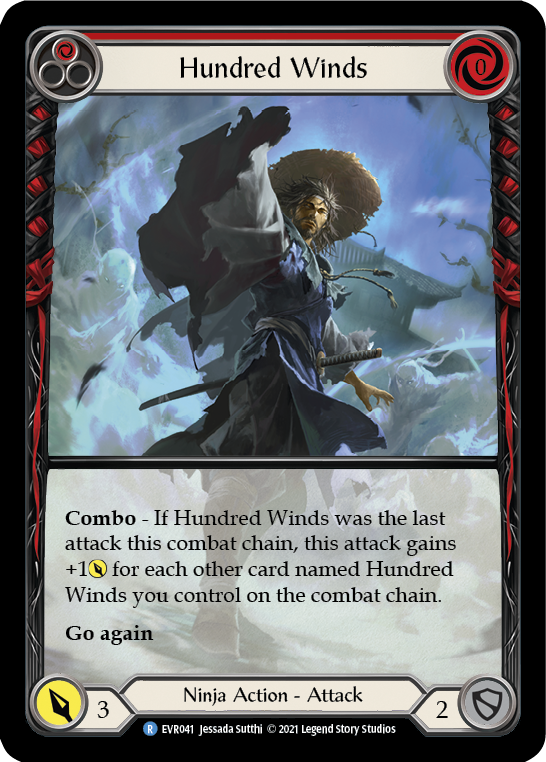 Hundred Winds (Red) - Extended Art
