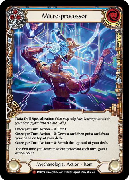 Micro-processor - Rainbow Foil