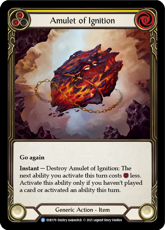 Amulet of Ignition - Cold Foil