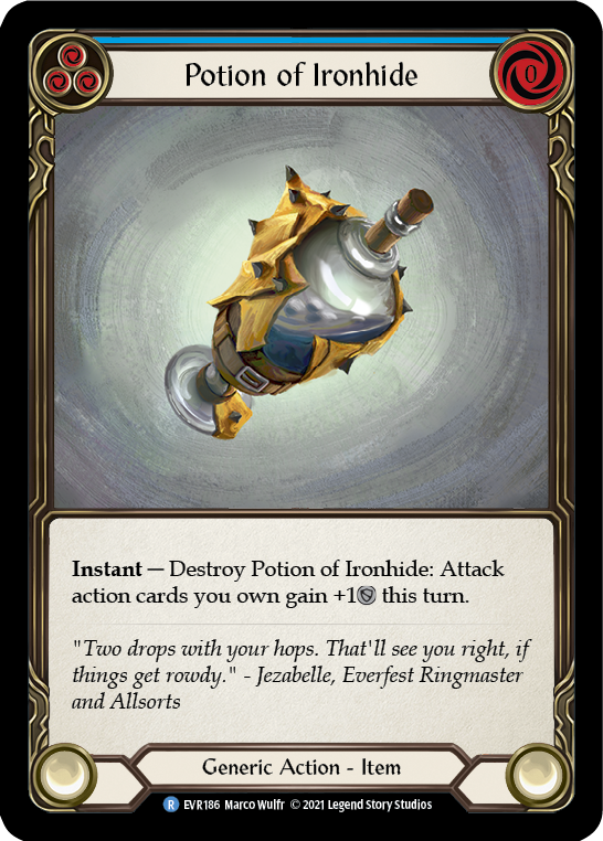 Potion of Ironhide - Cold Foil