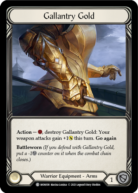 Gallantry Gold - Rainbow Foil