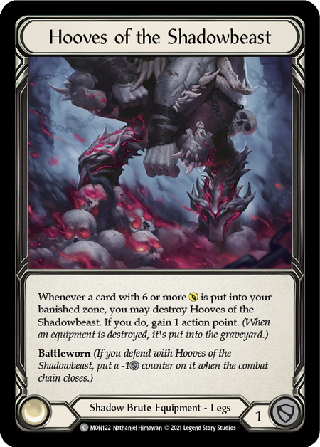 Hooves of the Shadowbeast - Unlimited - Rainbow Foil