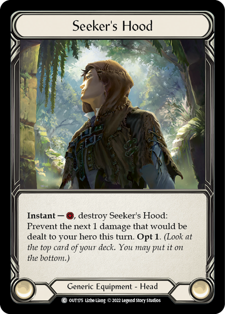 Seeker's Hood - Cold Foil