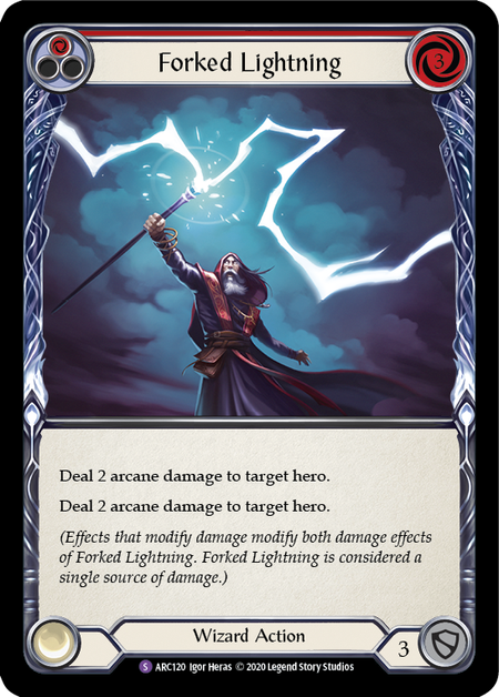 Forked Lightning - Unlimited - Rainbow Foil