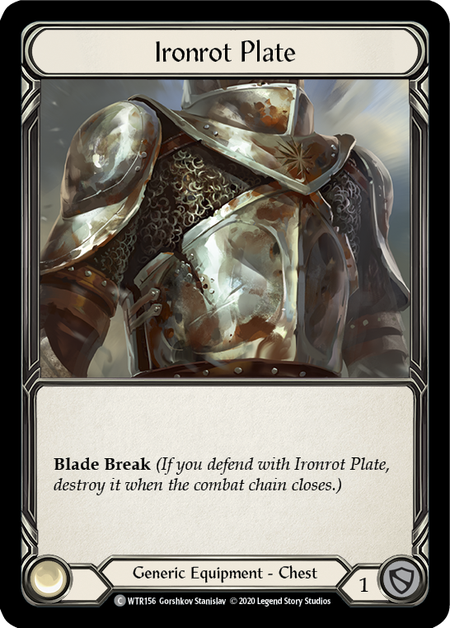 Ironrot Plate - Unlimited - Rainbow Foil