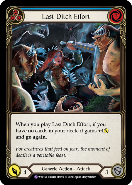 Last Ditch Effort - Unlimited - Rainbow Foil