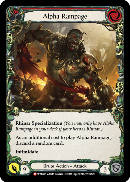 Alpha Rampage - Unlimited - Rainbow Foil