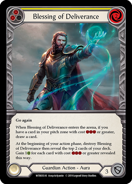 Blessing of Deliverance (Yellow) - Rainbow Foil