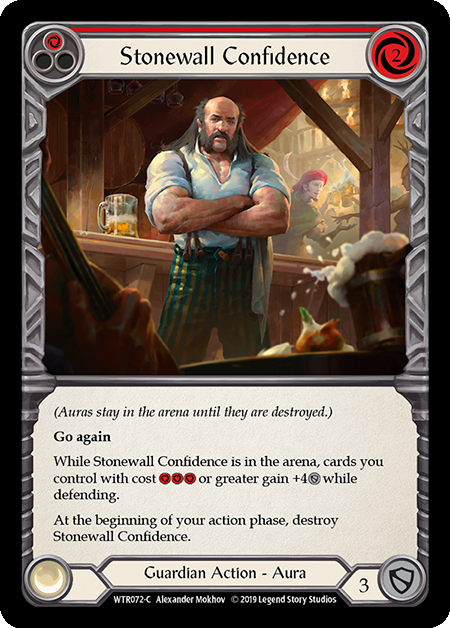 Stonewall Confidence (Red) - Rainbow Foil